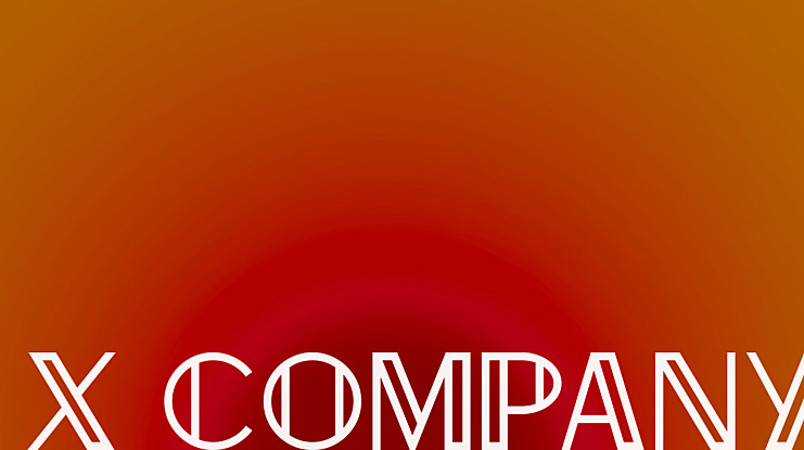 X Company Font