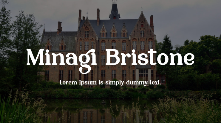 Minagi Bristone Font