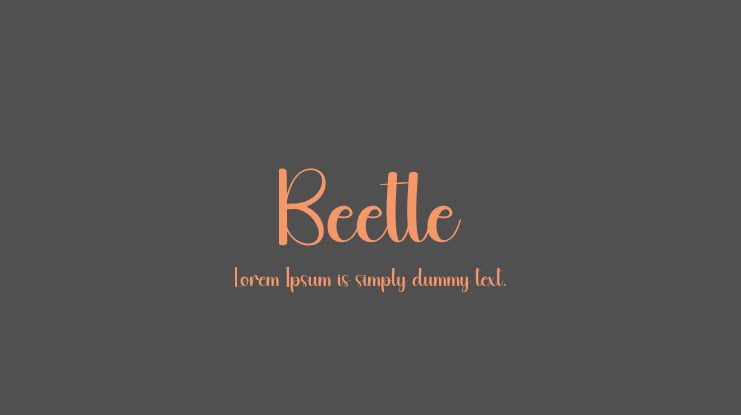 Beetle Font