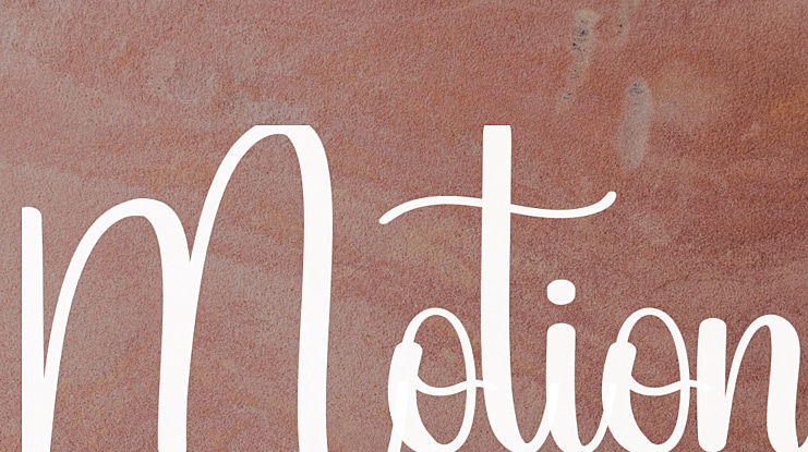 Motion Font