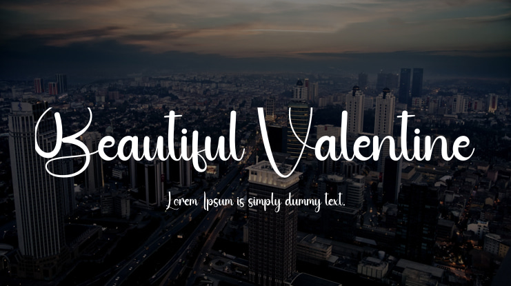 Beautiful Valentine Font