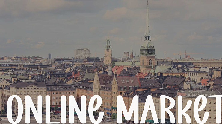 Online Market Font