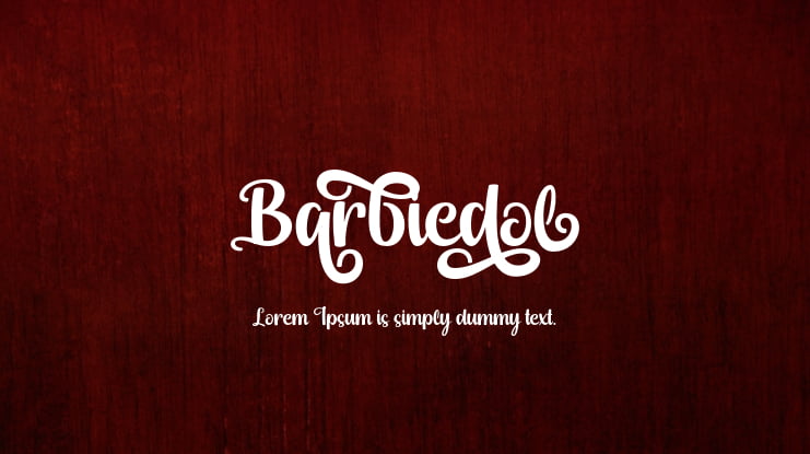 Barbiedol Font