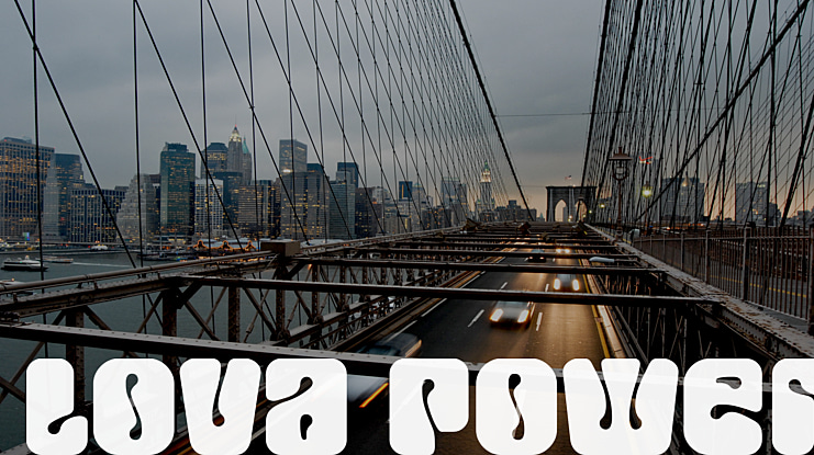 Lova Power Font