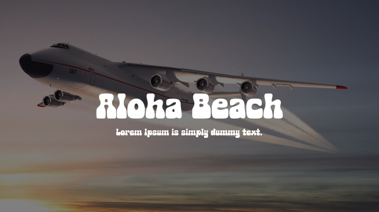 Aloha Beach Font