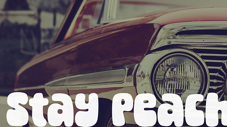 Stay Peach Font