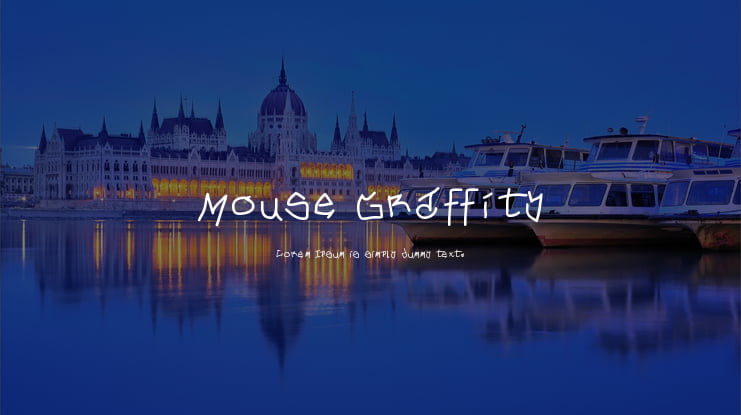 Mouse Graffity Font