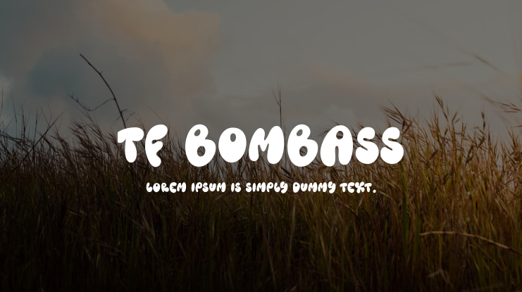 TF Bombass Font