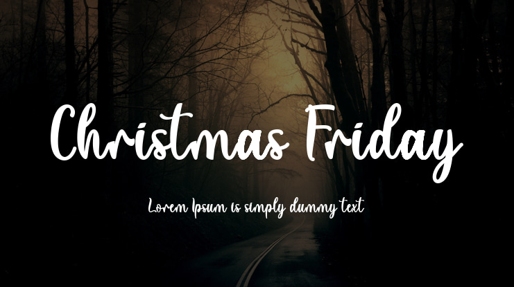 Christmas Friday Font