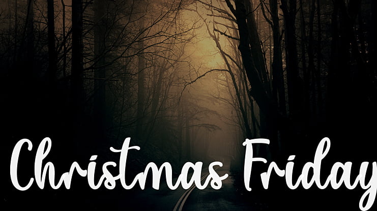 Christmas Friday Font