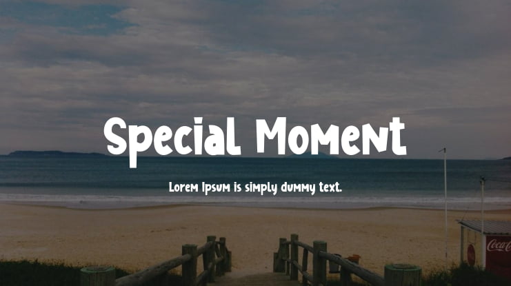 Special Moment Font