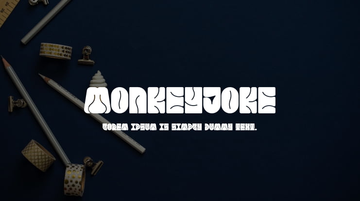 MONKEYJOKE Font
