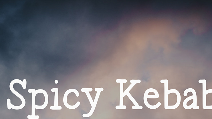 Spicy Kebab Font