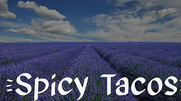 Spicy Tacos Font