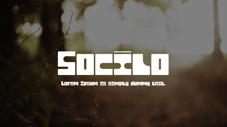 Socilo Font