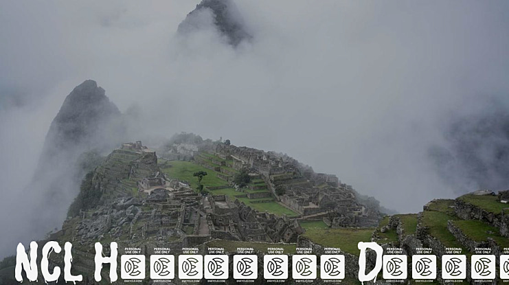 NCL Halloween Danger Font