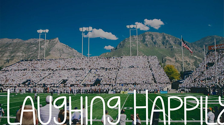 Laughing Happily Font