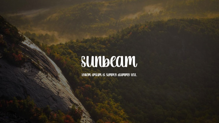 Sunbeam Font