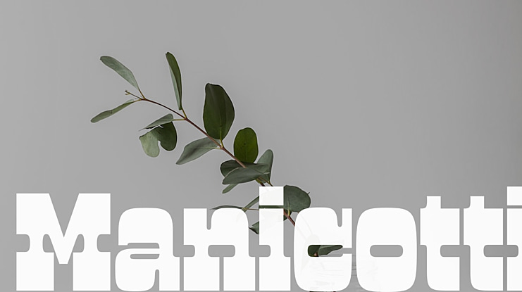Manicotti Font