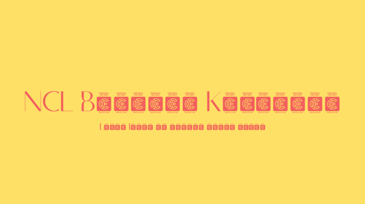 NCL Bhagnes Kirefoda Font