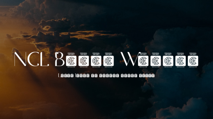 NCL Bahie Waonid Font