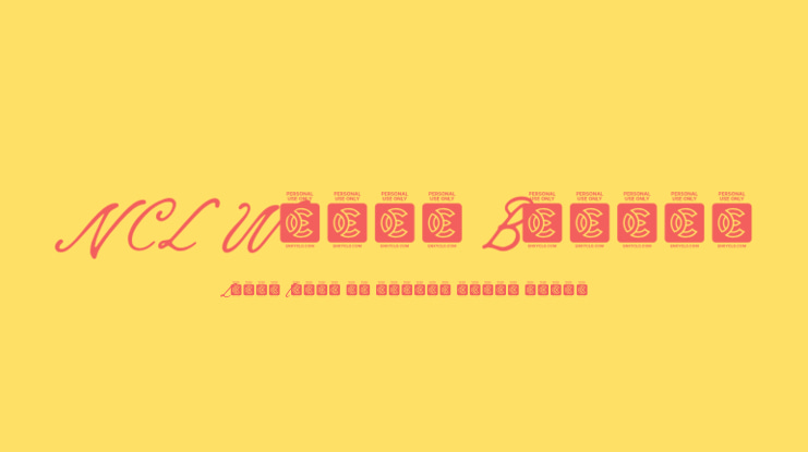 NCL Wicky Bejari Font