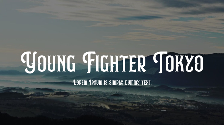 Young Fighter Tokyo Font