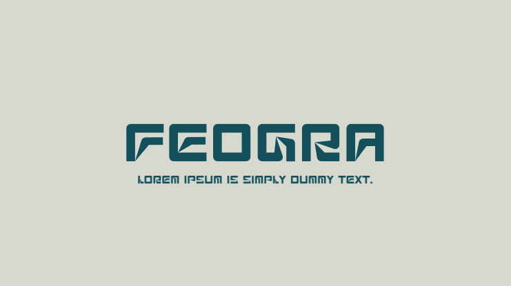 Feogra Font