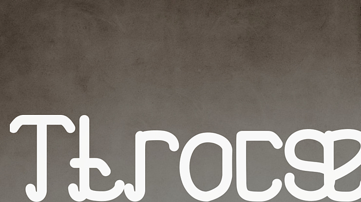 Ttrocse Font