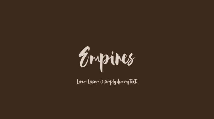 Empires Font