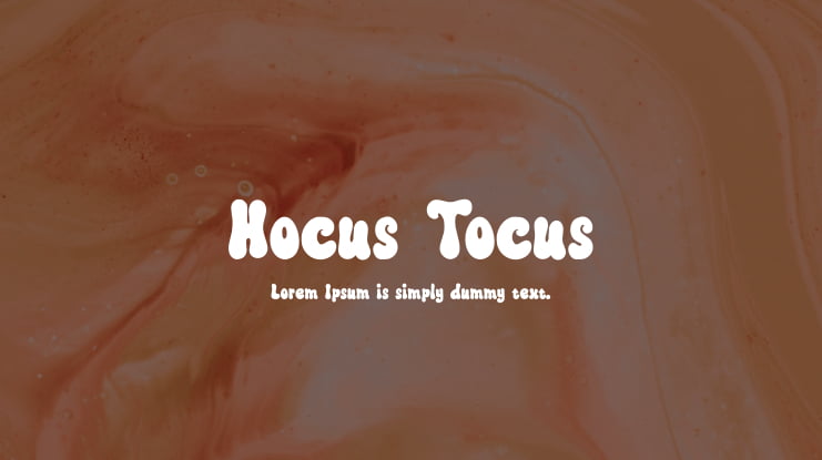 Hocus Tocus Font