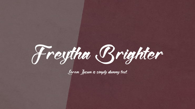 Freytha Brighter Font