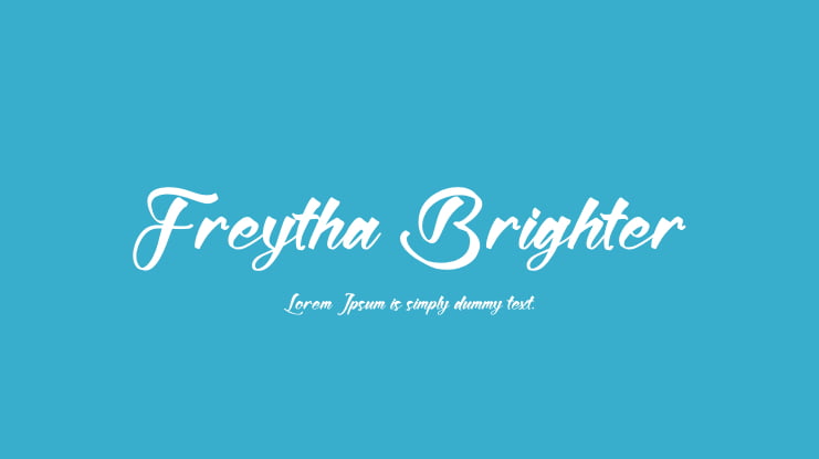 Freytha Brighter Font