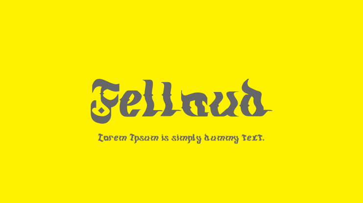 Fellaud Font