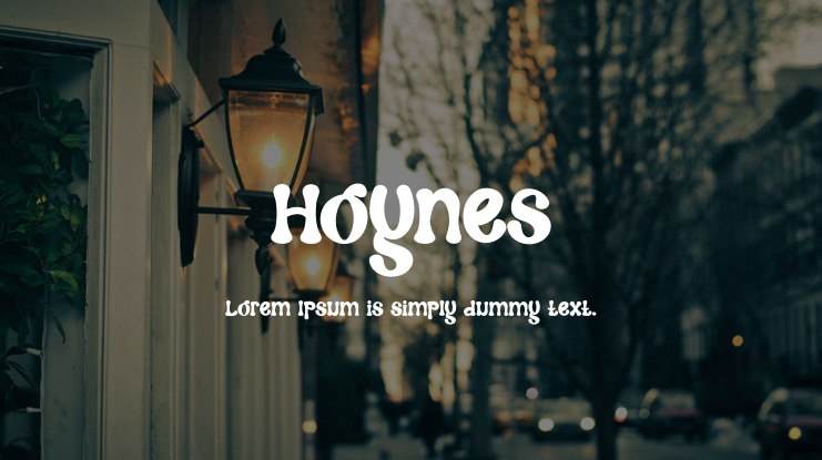 Hoynes Font