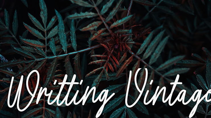 Writting Vintage Font