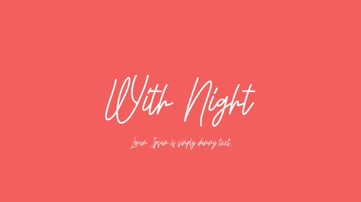 With Night Font
