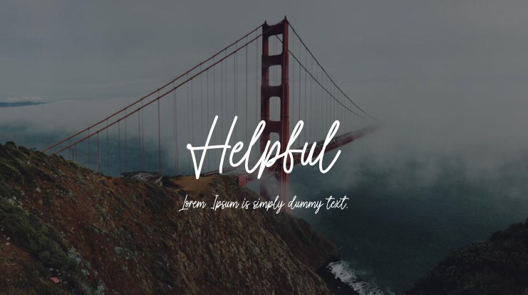 Helpful Font