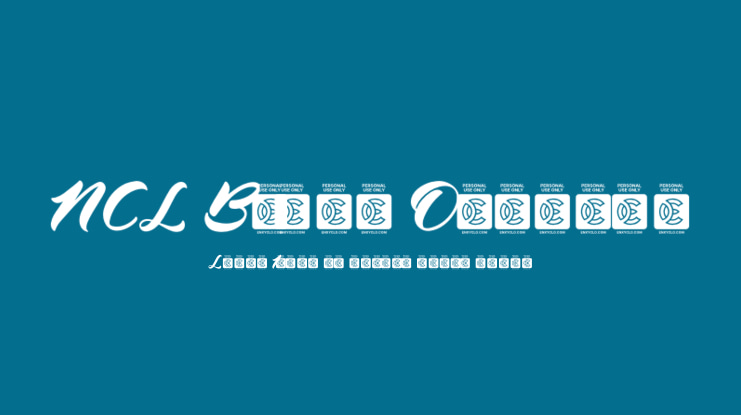 NCL Bujho Orgnist Font