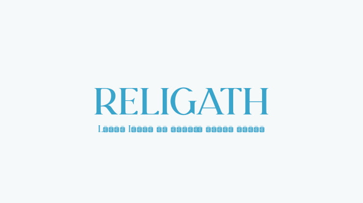 RELIGATH Font