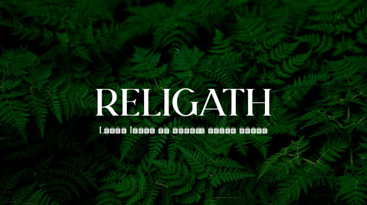 RELIGATH Font