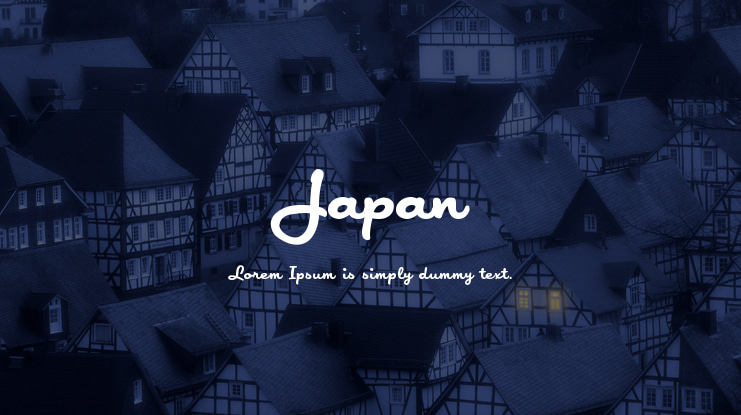 Japan Font