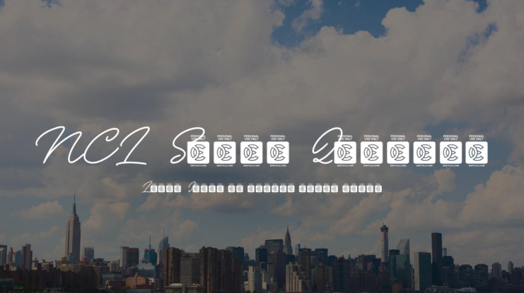 NCL Siost Quicker Font