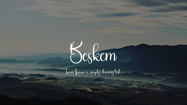 Beskem Font