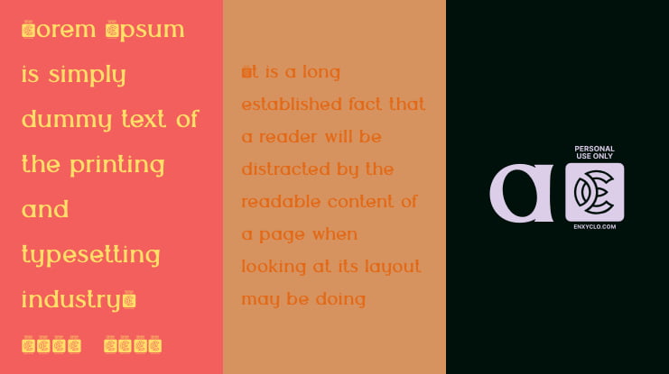 THE QUIRONAX Font
