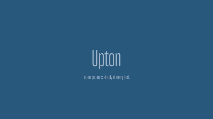 Upton Font Family