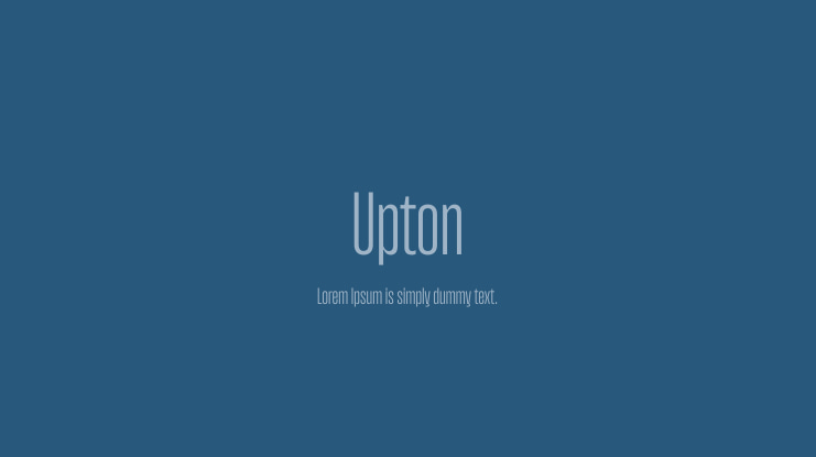 Upton Font Family