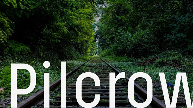 Pilcrow Font Family