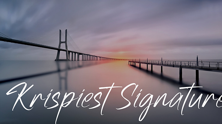 Krispiest Signature Font