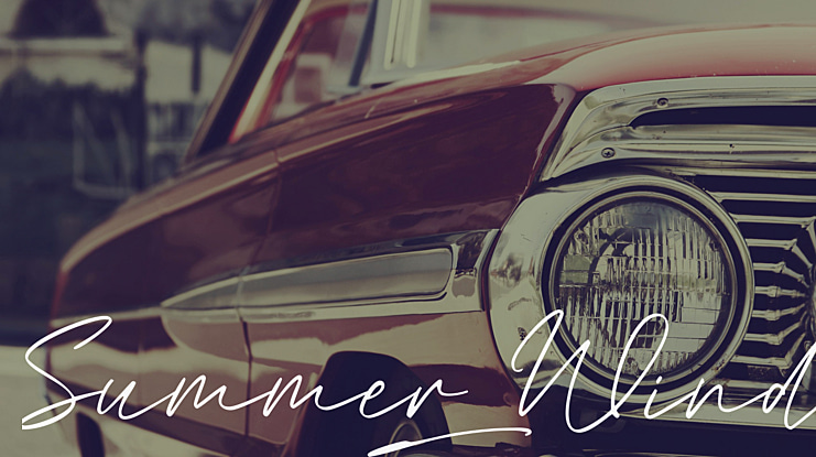 Summer Wind Font